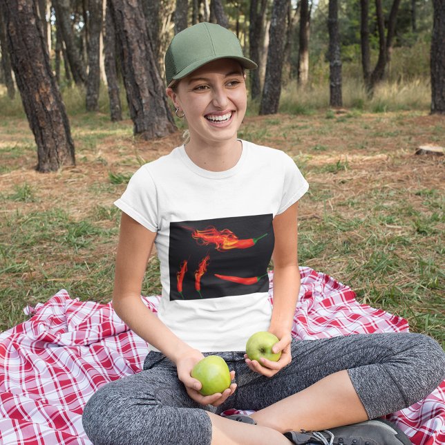 Flaming Chili Peppers T-Shirt (Creator Uploaded)