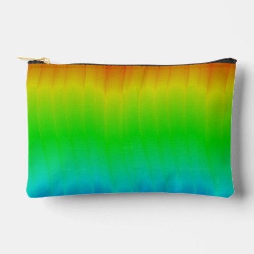 Flaming color rainbow accessory pouch