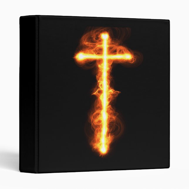Flaming Cross Binder (Front/Spine)