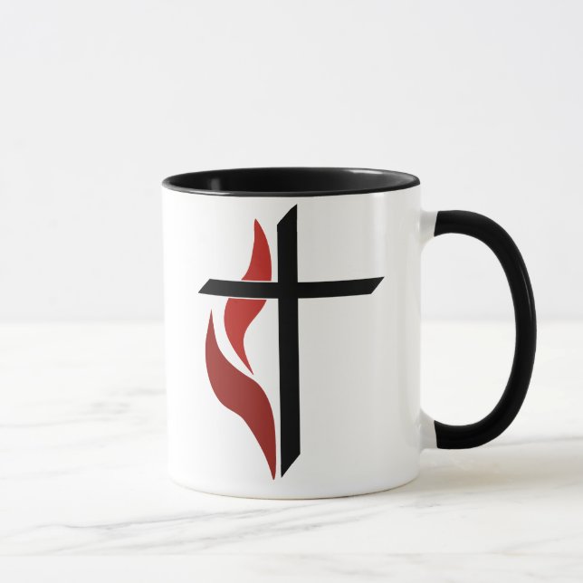 Flaming Cross Mug (Right)