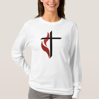 Methodist Cross And Flame Gifts on Zazzle