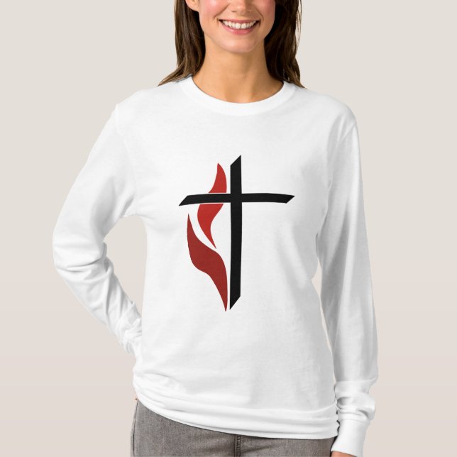 Flaming Cross T-Shirt (Front)