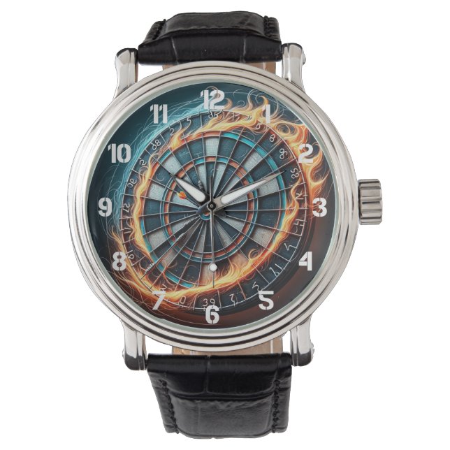 Flaming Dart Arena Ignite the passion of the Darts Watch (Front)