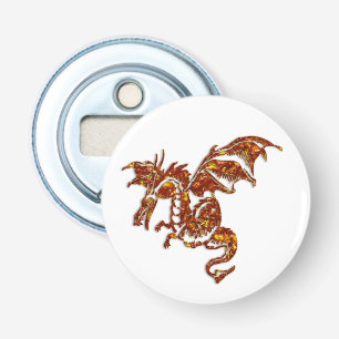 Flaming Dragon Bottle Opener
