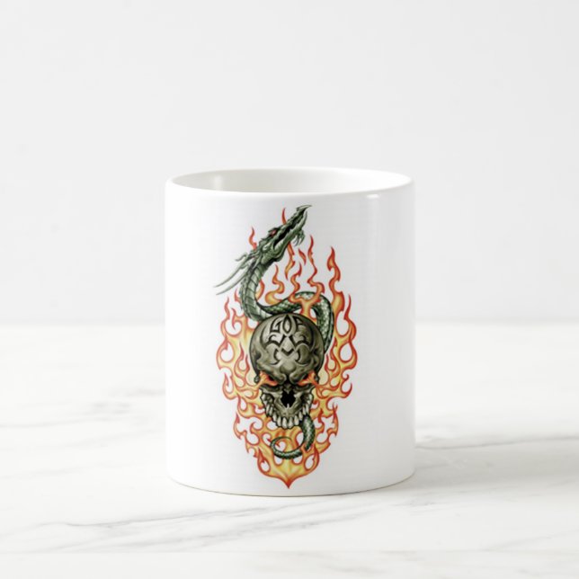 Flaming Dragon Color Morph Mug (Center)