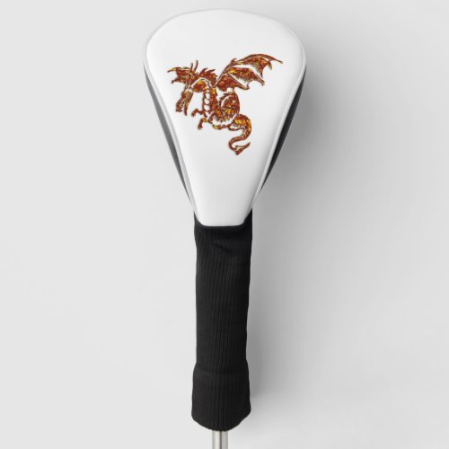 Flaming Dragon Golf Head Cover