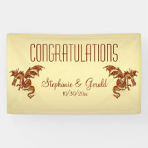 Flaming Dragon on Gold Personal