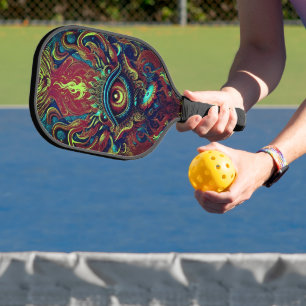Flaming Eye Spiritual Pickleball Paddle