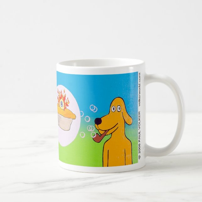 flaming eyeball pie $12.95 coffee mug (Right)