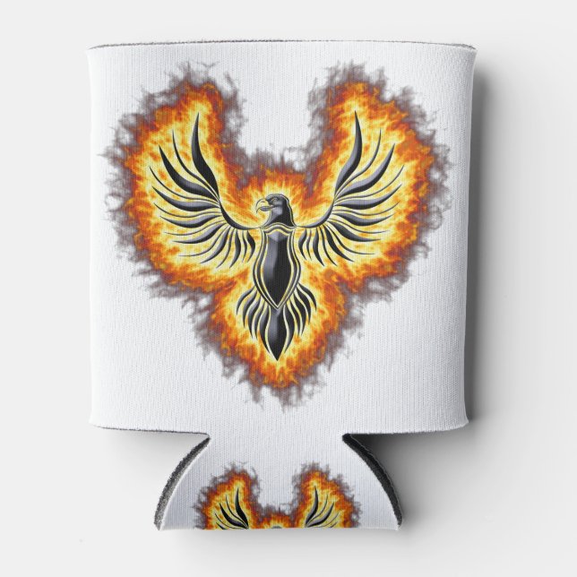flaming firebird can cooler (Front)