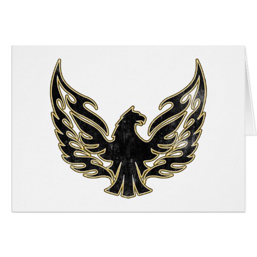 Flaming Firebird Cards (Front Horizontal)