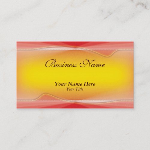 flaming floral business cards