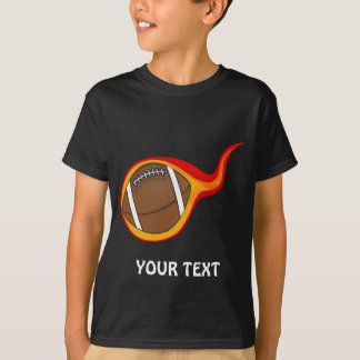flaming football ball T-Shirt
