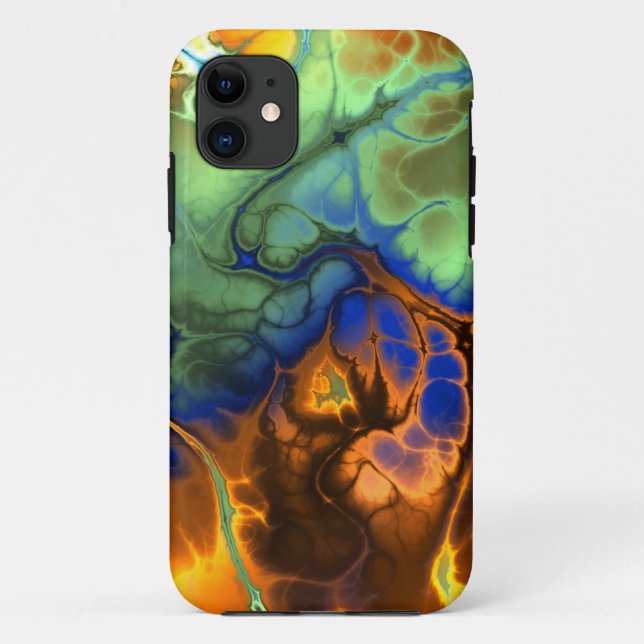 Flaming Fractal iPhone 5/5S Case (Back)