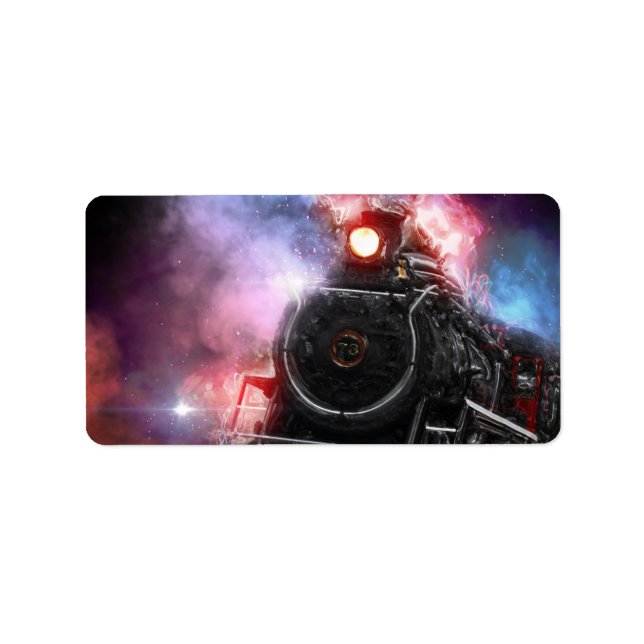 Flaming Freight Train Label (Front)