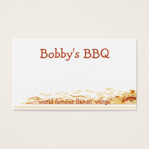 Flaming Fun Business Card
