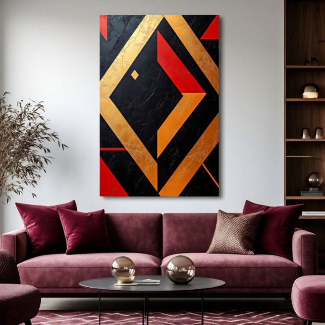 Flaming Geometries Poster (Creator Uploaded)