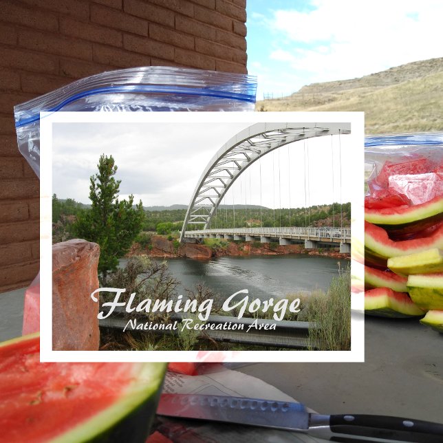 Flaming Gorge, Cart Creek Bridge Postcard (Creator Uploaded)
