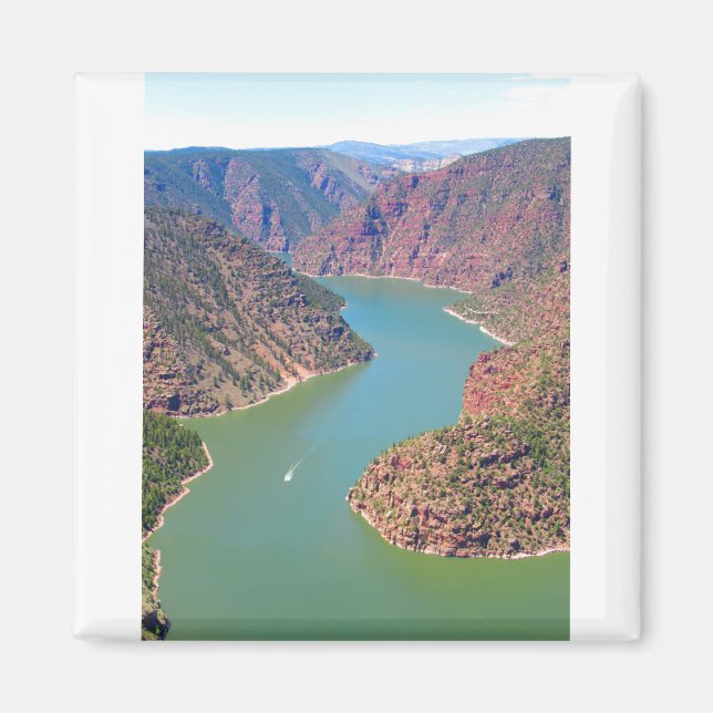 Flaming Gorge Reservoir (Red Rock Canyon) Magnet (Front)