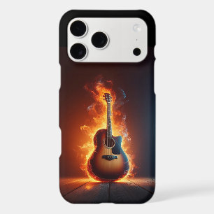 Flaming Guitar iPhone 17 Pro Max Case