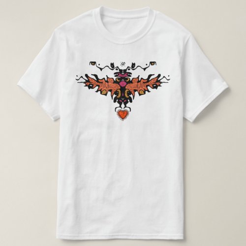 Flaming harpy colorful cool sketch v3 T_Shirt