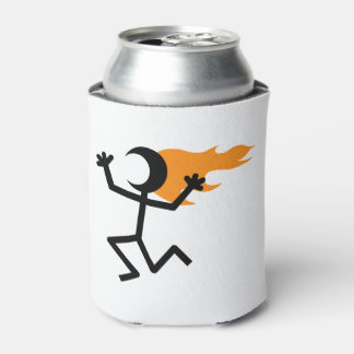 Flaming Head Can Cooler