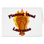 Flaming Head Lacrosse (Front Horizontal)