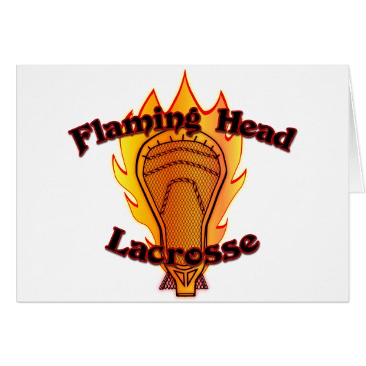 Flaming Head Lacrosse (Front Horizontal)