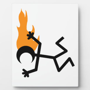 Flaming Head Plaque