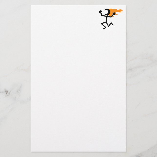 Flaming Head Stationery (Front)