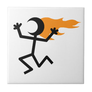 Flaming Head Tile