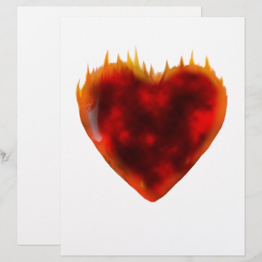 Flaming Heart (Front/Back)