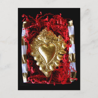 Flaming Heart -- notecard