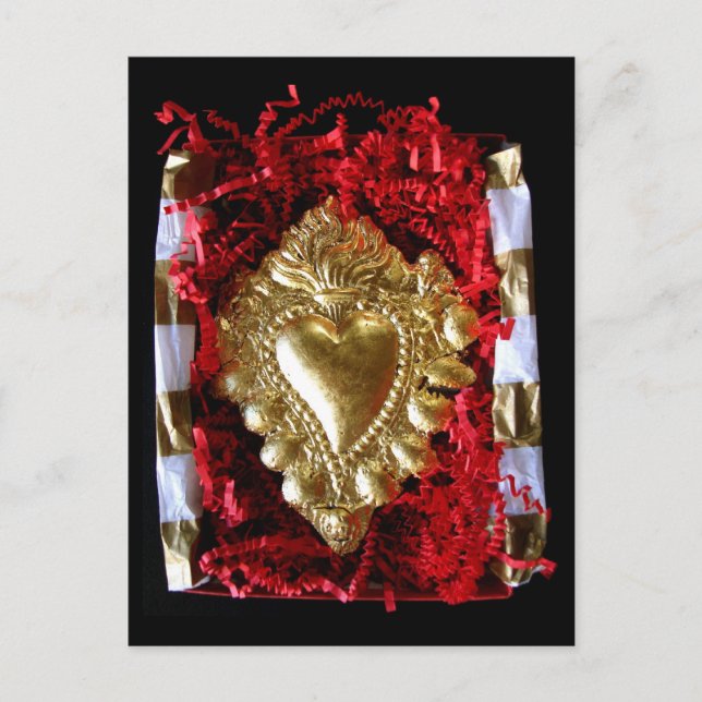 Flaming Heart -- notecard (Front)