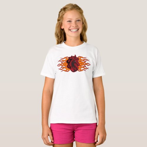 Flaming Horse T_Shirt
