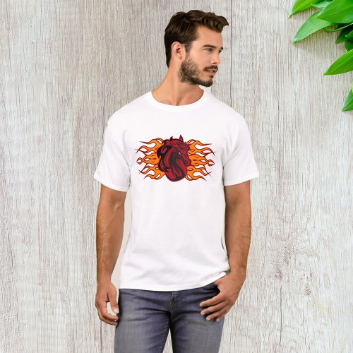 Flaming Horse T_Shirt