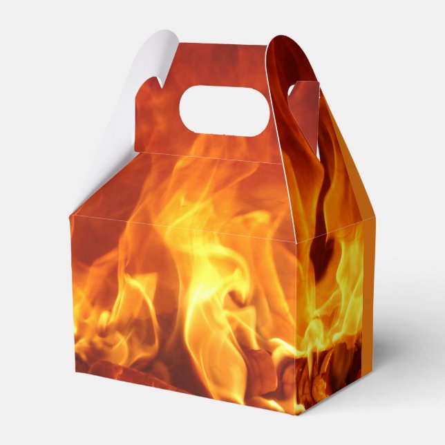 FLAMING HOT FIRE FAVOR BOXES (Front Side)