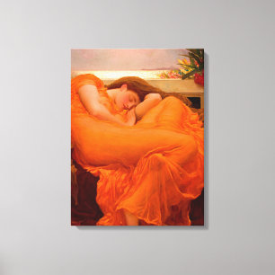 Flaming June, 1895 by Lord Frederic Leighton Canvas Print