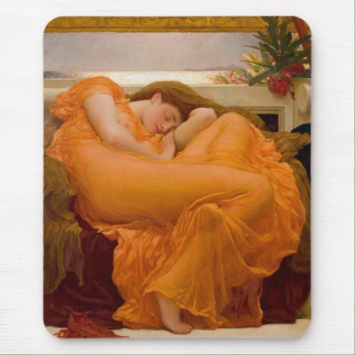 Flaming June by Frederic Leighton Mouse Pad