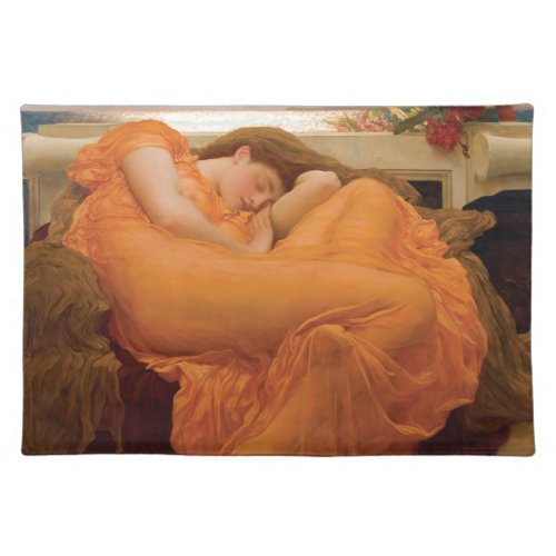 Flaming June by Frederic Leighton Placemat