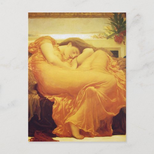 Flaming June by Frederic Leighton Postcard