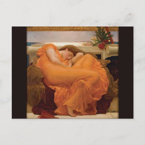 Flaming June by Frederic Leighton Postcard