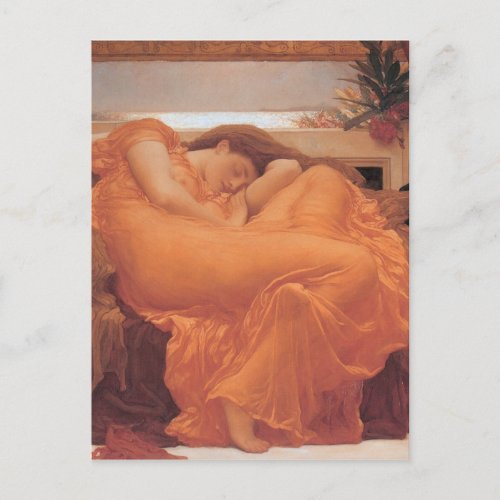 Flaming June by Frederick Leighton Postcard