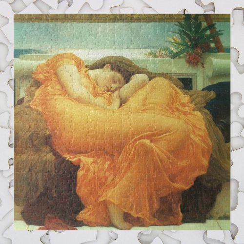 Flaming June by Lord Frederic Leighton Jigsaw Puzzle