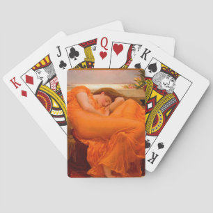 Flaming June by Lord Frederic Leighton Poker Cards
