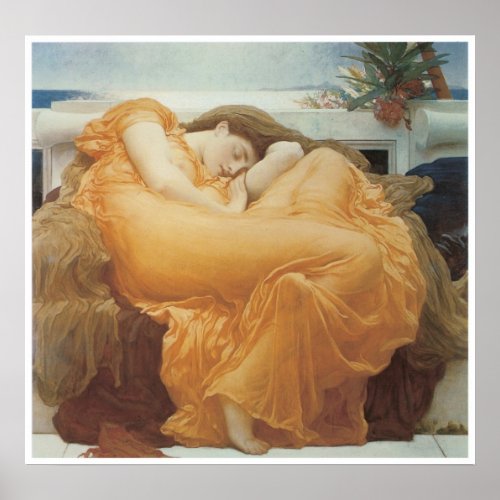 Flaming June c 1895 Lord Frederic Leighton Poster