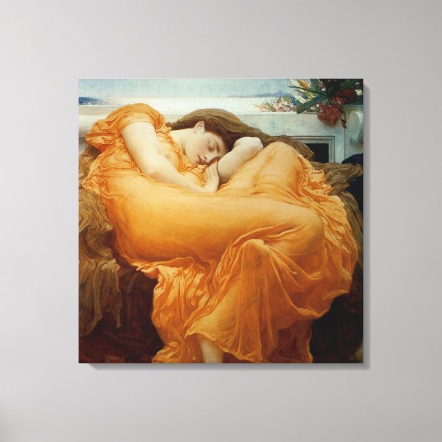 Flaming June Canvas Print (Front)