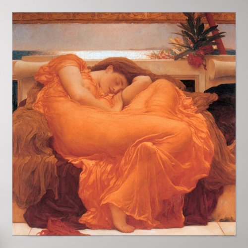 Flaming June Canvas Print