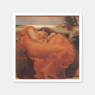 Flaming June Frederic Leighton Fine Art Print Napkins