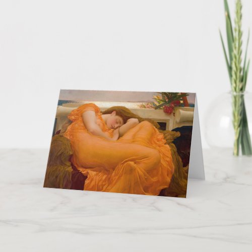 Flaming June _ Frederic Lord Leighton Card